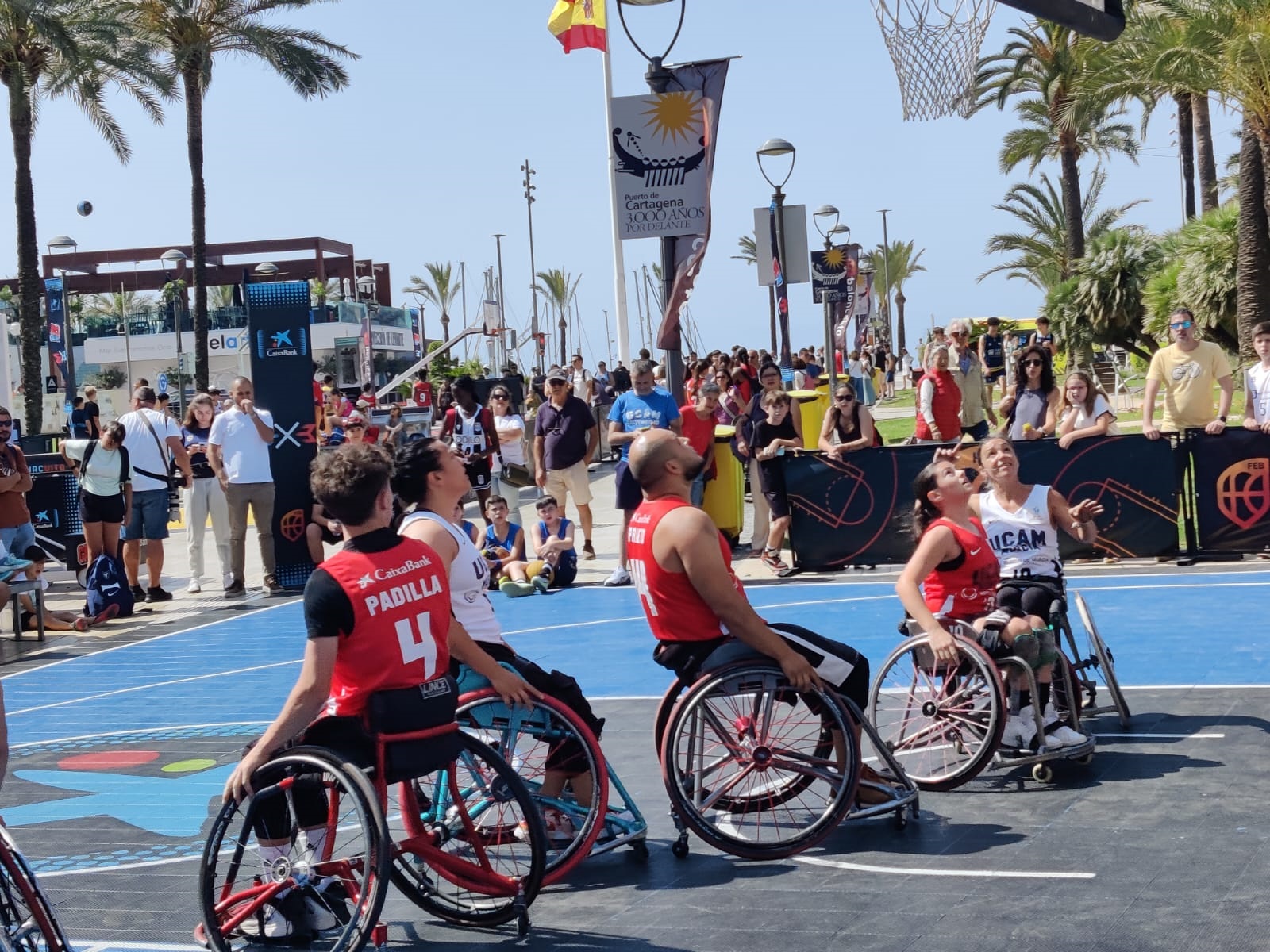El Circuito 3x3 CaixaBank de Cartagena cierra con éxito la tercera parada de la temporada