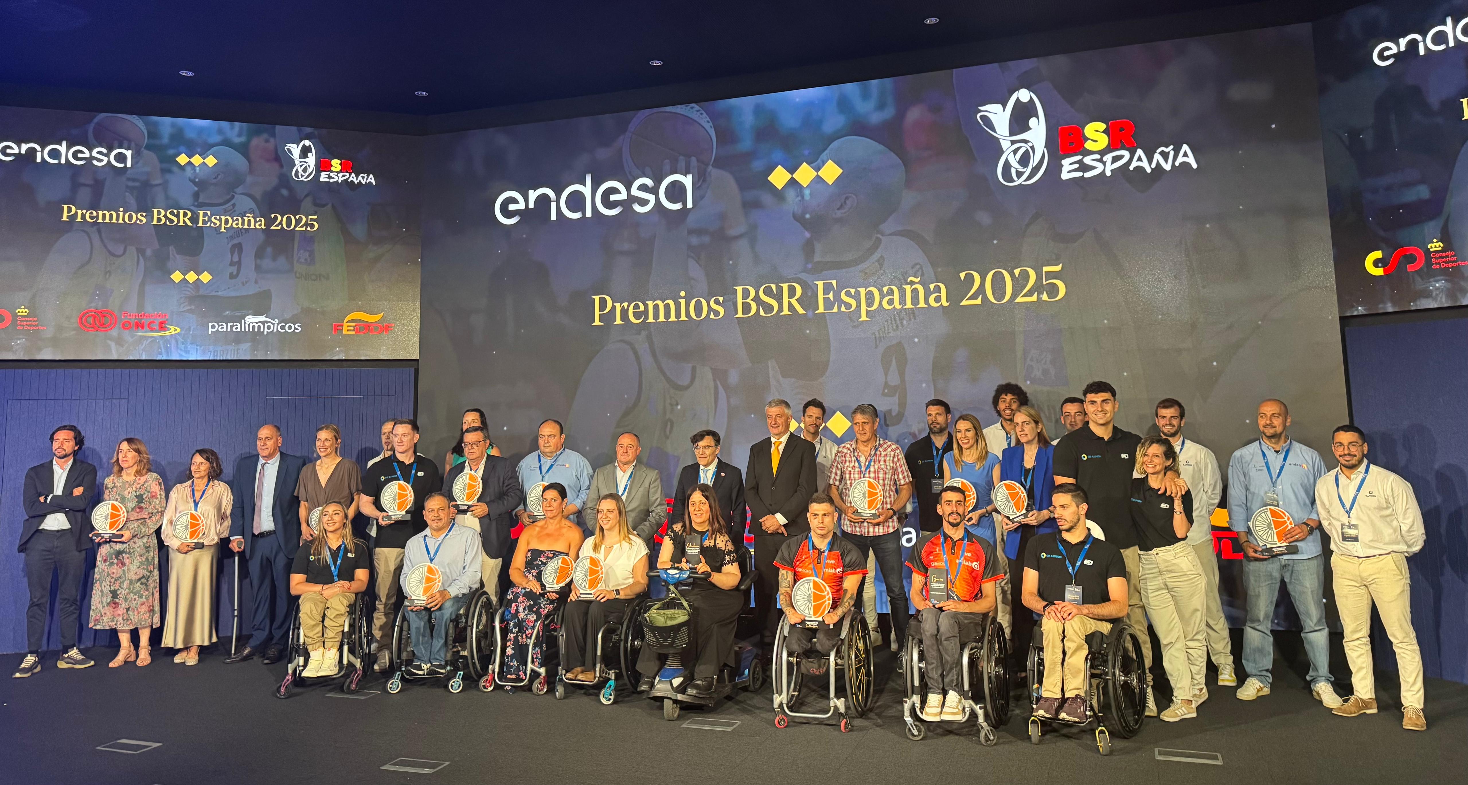 Los Premios BSR España reúnen a las estrellas del baloncesto en silla de ruedas nacional