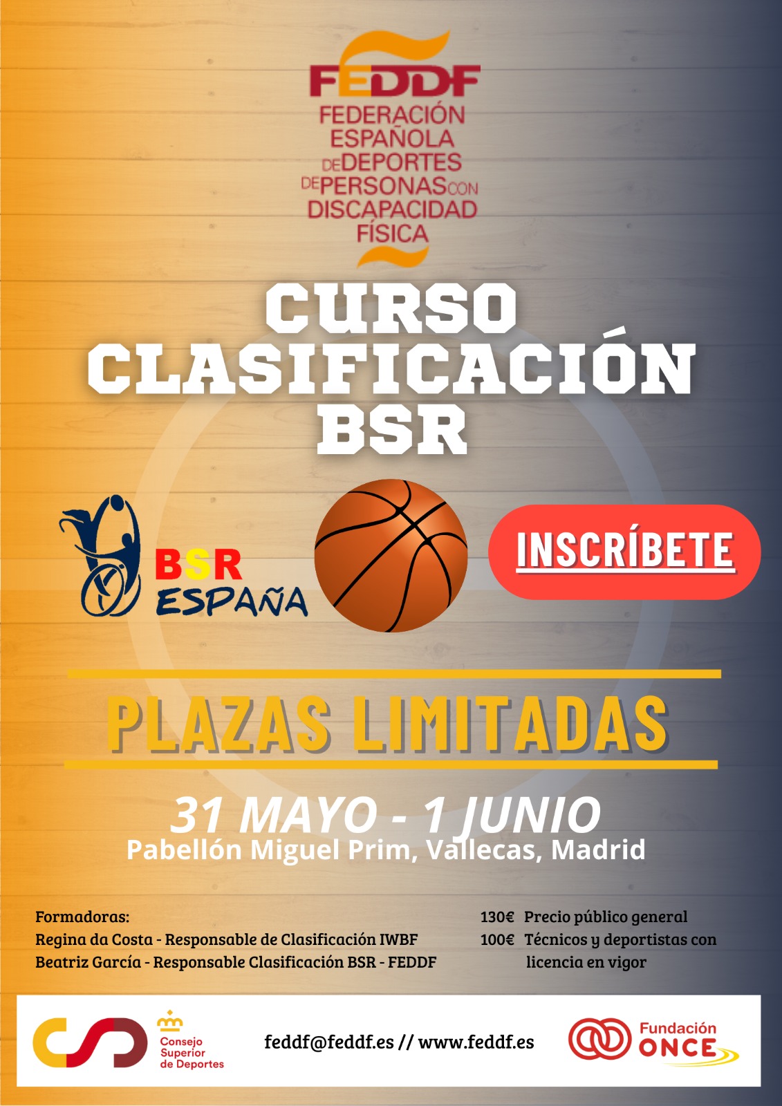 Curso de Clasificación BSR en Madrid