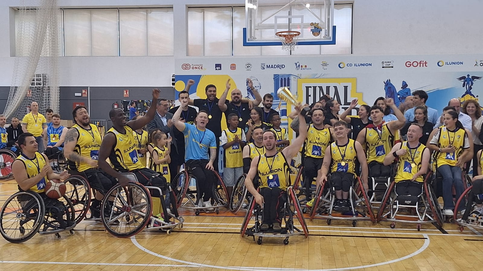 Ilunion, campeón de la 'Champions' por cuarta vez