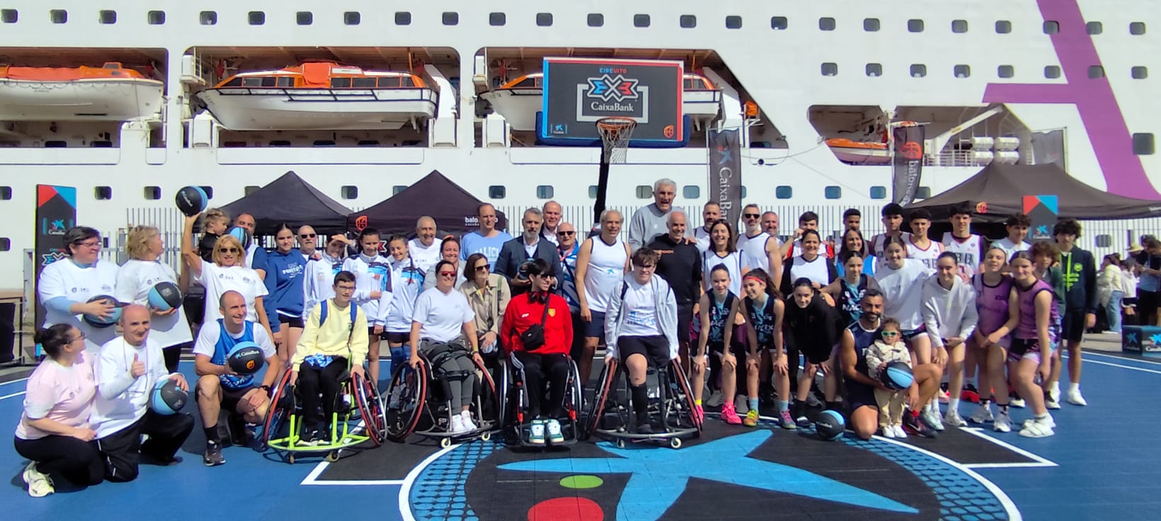 Vigo disfruta con el baloncesto y el BSR de la mano del ‘Circuito 3x3 CaixaBank’
