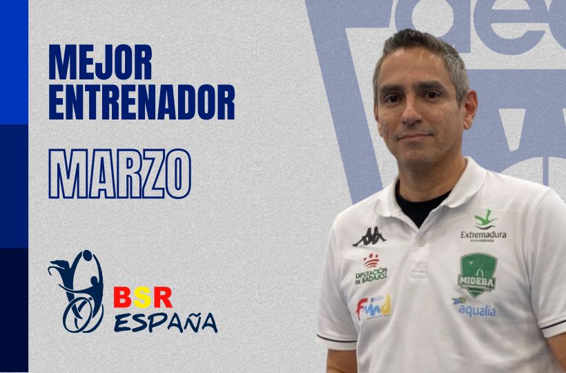 Alexander Carrillo, mejor entrenador del mes de marzo Trofeo AEBB