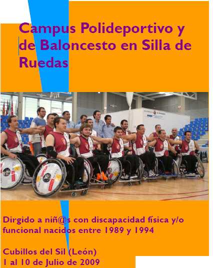 CAMPUS POLIDEPORTIVO Y DE BALONCESTO EN SILLA DE RUEDAS
