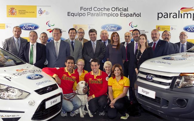 FORD, COCHE OFICIAL DEL EQUIPO PARALÍMPICO ESPAÑOL