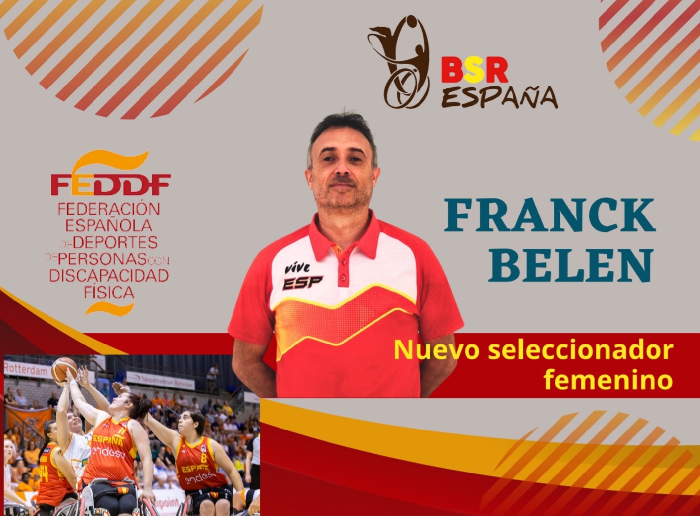 Franck Belen, nuevo seleccionador español femenino