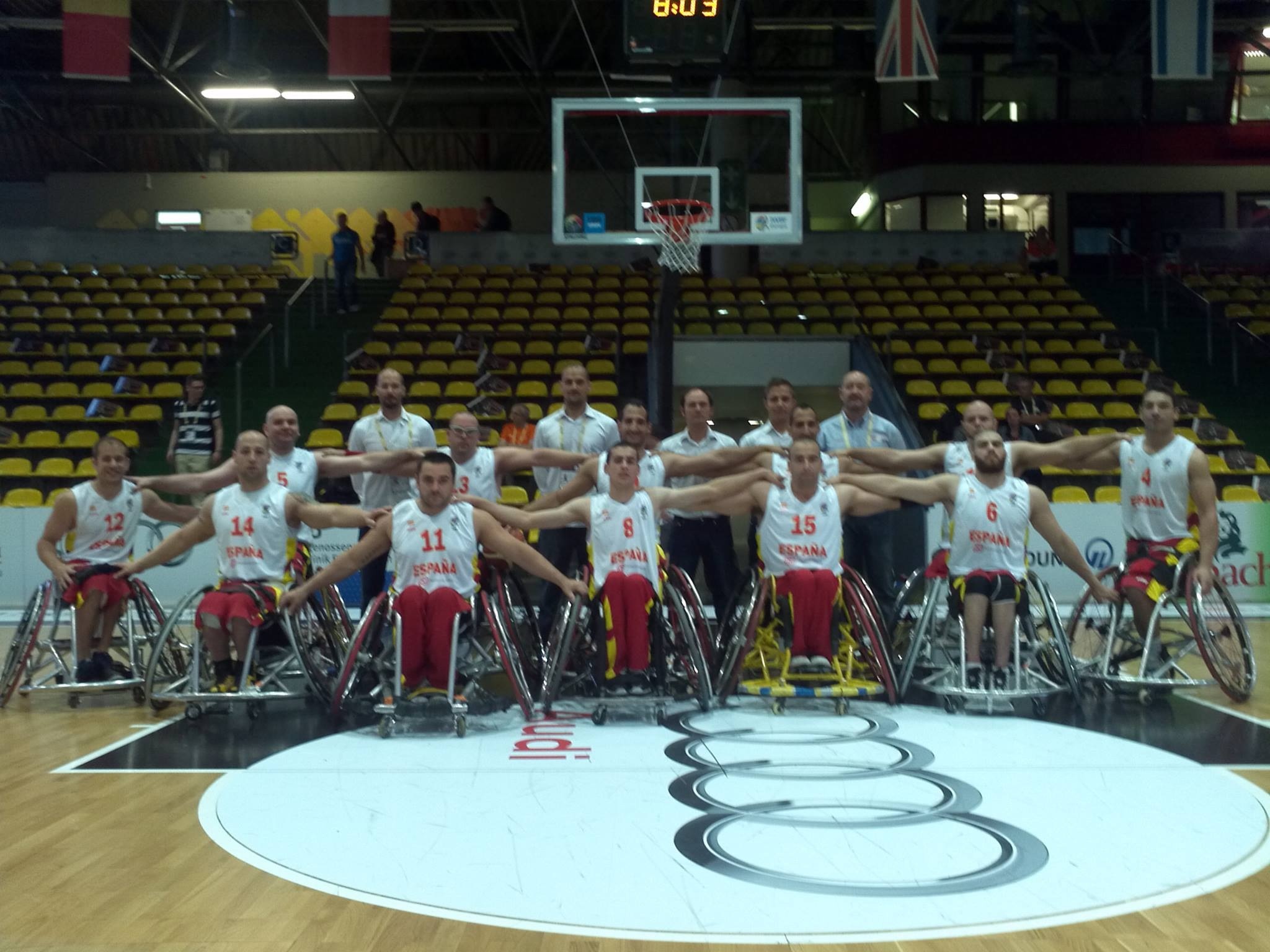 LA SELECCIÓN ESPAÑOLA MASCULINA DE BALONCESTO EN SILLA DE RUEDAS CONSIGUE EL BRONCE EN EL EUROPEO.
