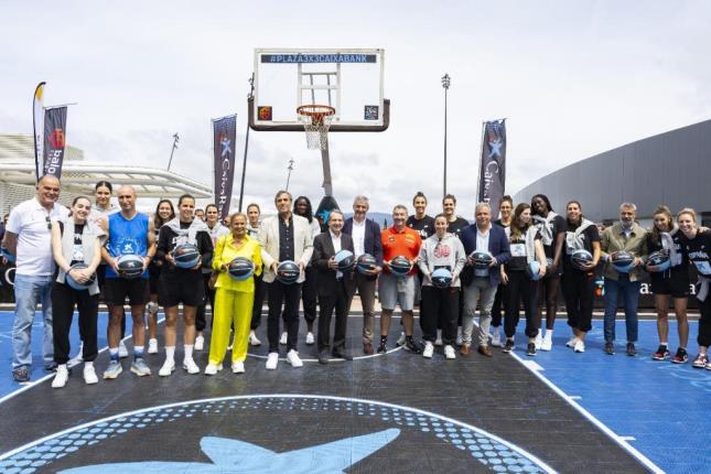 Vigo vive con la selección femenina y el BSR la fiesta del Plaza 3x3 CaixaBank