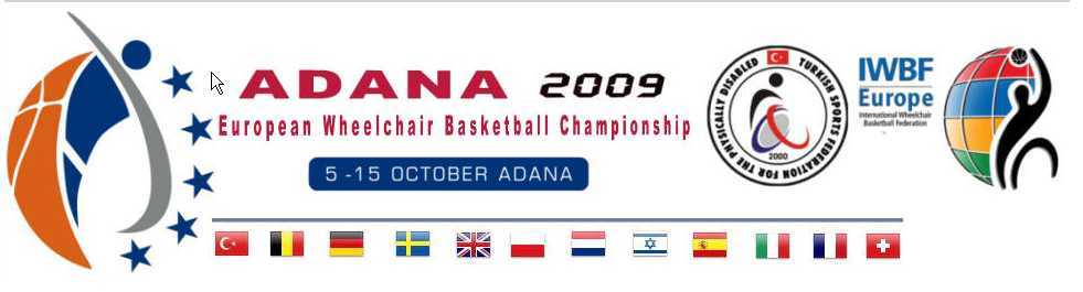 EN OCTUBRE SE CELEBRARÁ EL CAMPEONATO DE EUROPA DE BALONCESTO EN SILLA DE RUEDAS EN TURQUIA