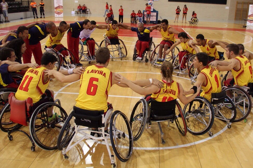 ESPAÑA VENCE EN SU DEBUT A POLONIA POR 53 A 42 EN EL CAMPEONATO DE EUROPA SUB22 DE BALONCESTO EN SILLA DE RUEDAS QUE SE ESTÁ DISPUTANDO EN ZARAGOZA.