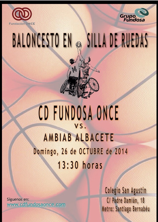 CARTEL FUNDOSA ONCE vs AMIAB ALBACETE