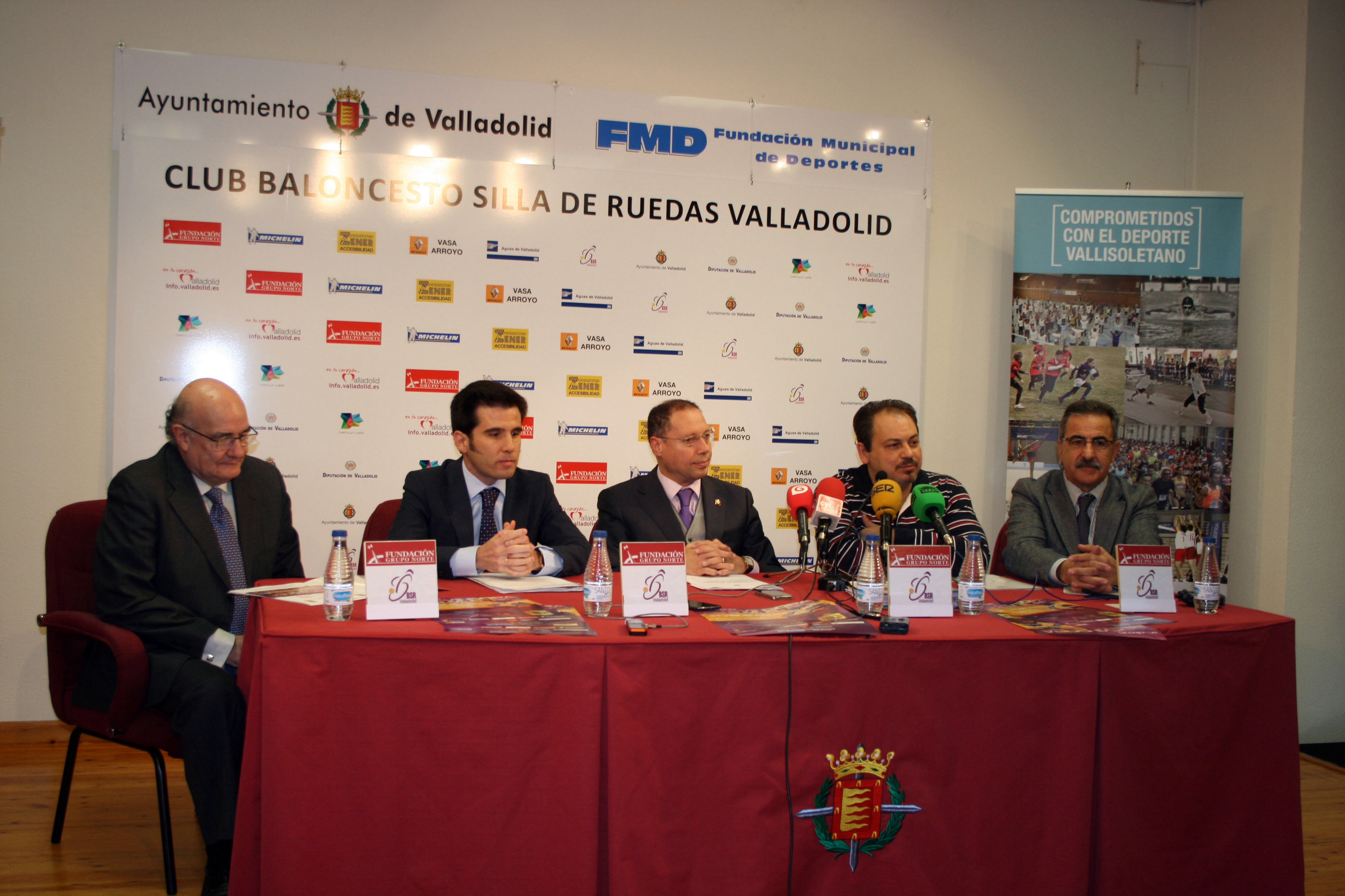 HOY SE HA PRESENTADO ANTE LOS MEDIOS LA XXXVII COPA DE S.M EL REY DE BALONCESTO EN SILLA DE RUEDAS A DISPUTAR ESTE FIN DE SEMANA EN VALLADOLID.