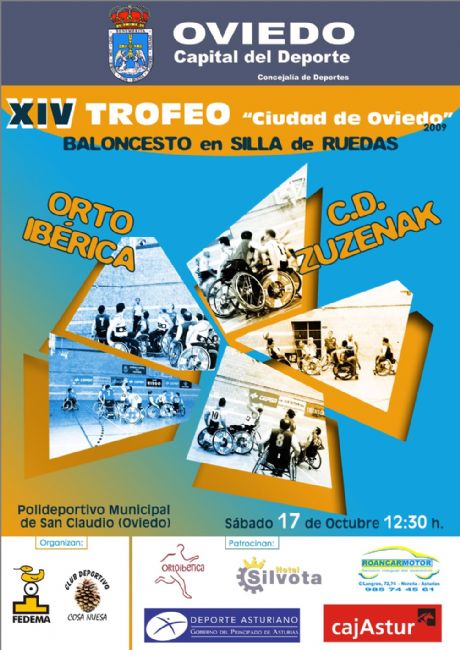XIV Trofeo Â“Ciudad de OviedoÂ” de Baloncesto en Silla de Ruedas