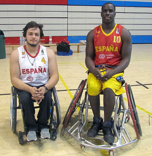 Entrevista a Daniel Stix y Amadou Diallo, los debutantes de España en el Europeo de Baloncesto en Silla de Ruedas