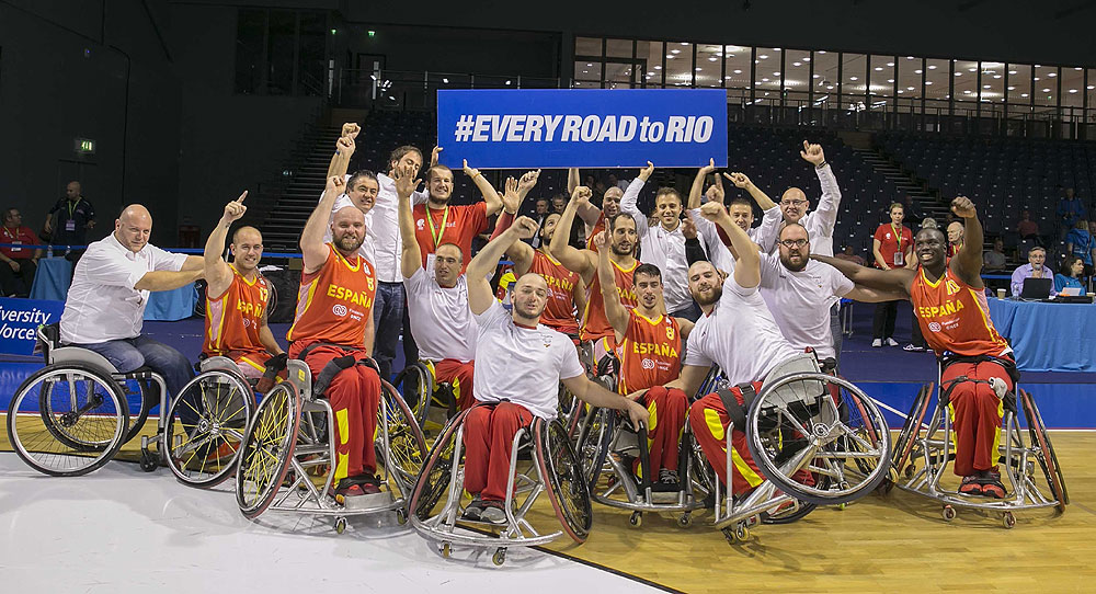 La selección masculina de baloncesto en silla de ruedas, clasificada para Río 2016