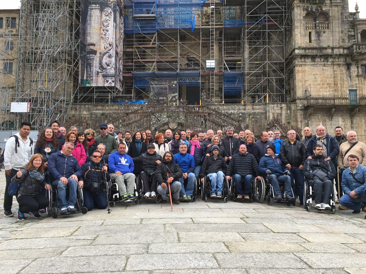 Medio centenar de peregrinos se dieron cita en la excursión del camino de Santiago FREMAP-FEDDF