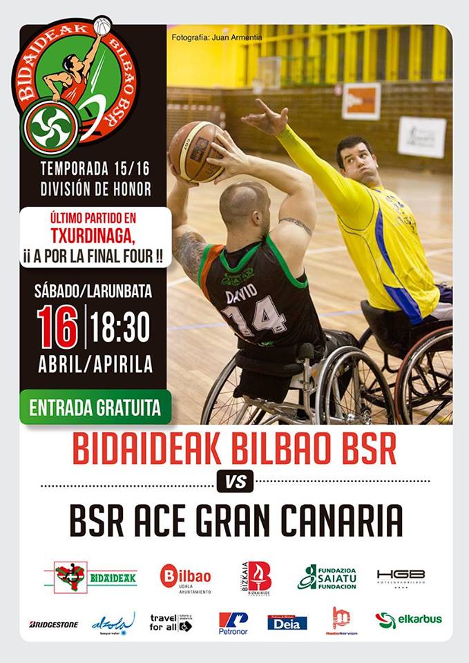 Bidaideak Bilbao BSR vs BSR ACE Gran Canaria