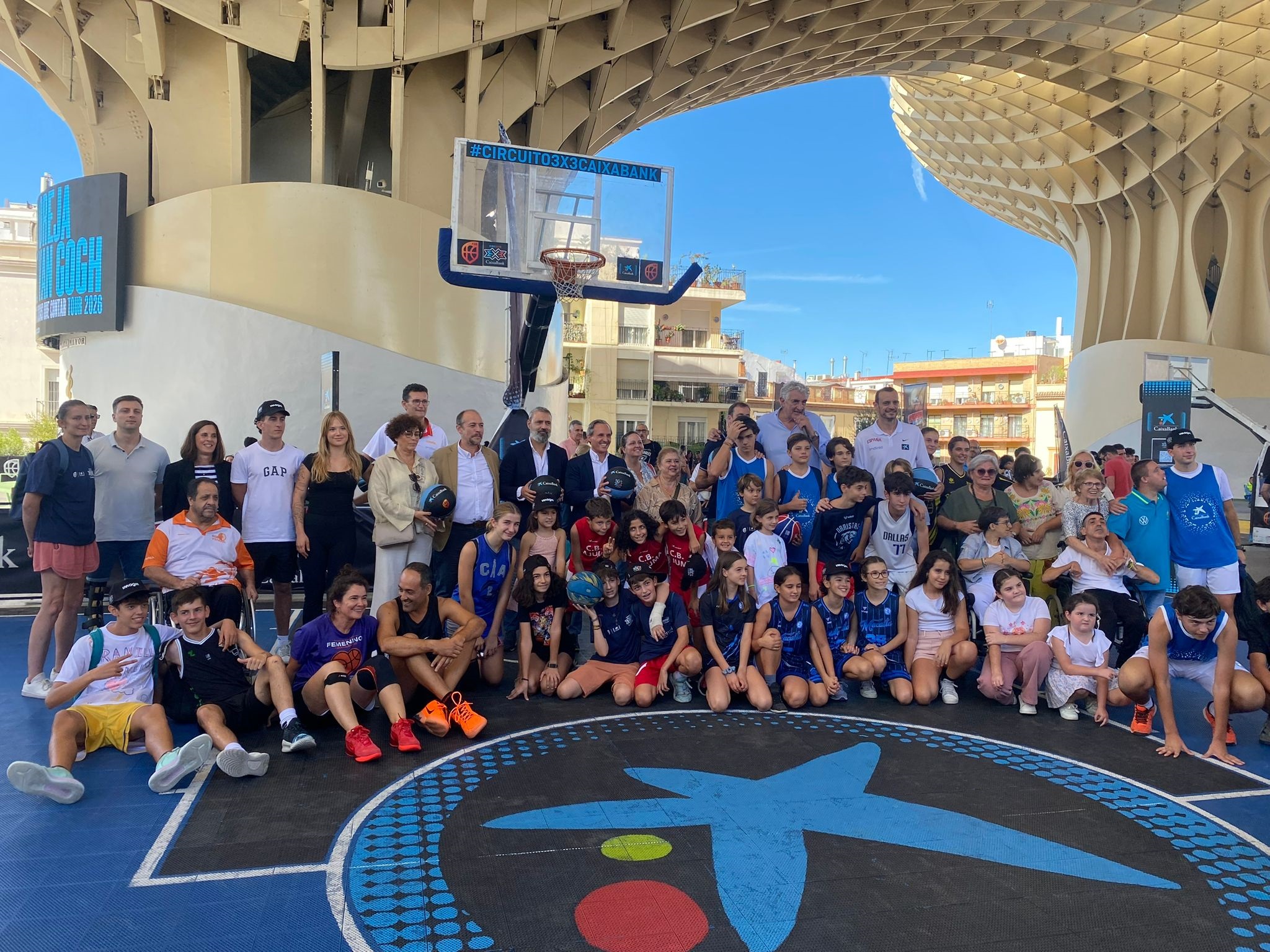 El Circuito 3x3 CaixaBank 2025 cerró su temporada con una gran fiesta del baloncesto en Sevilla