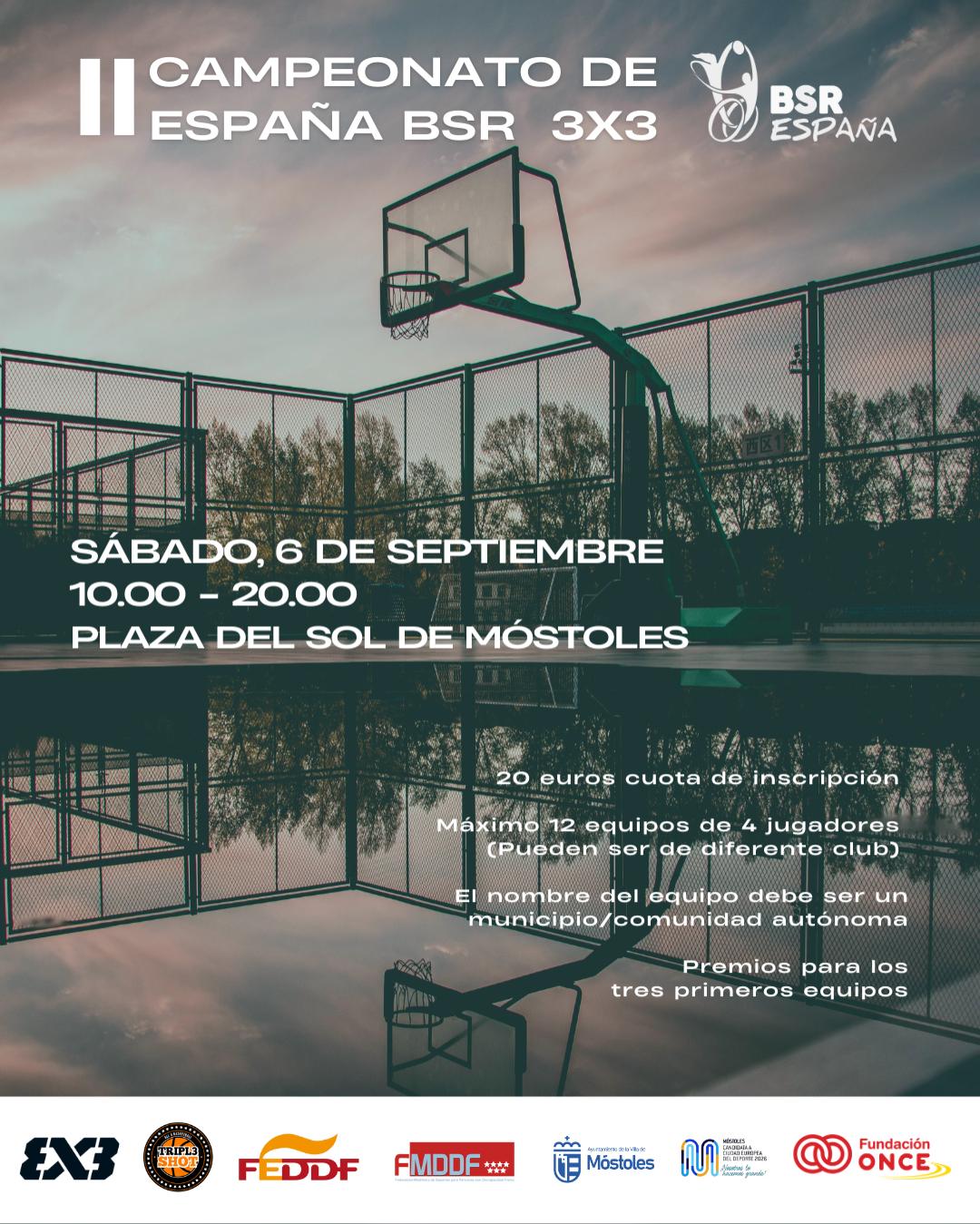 Móstoles, sede del Campeonato de España de BSR 3x3