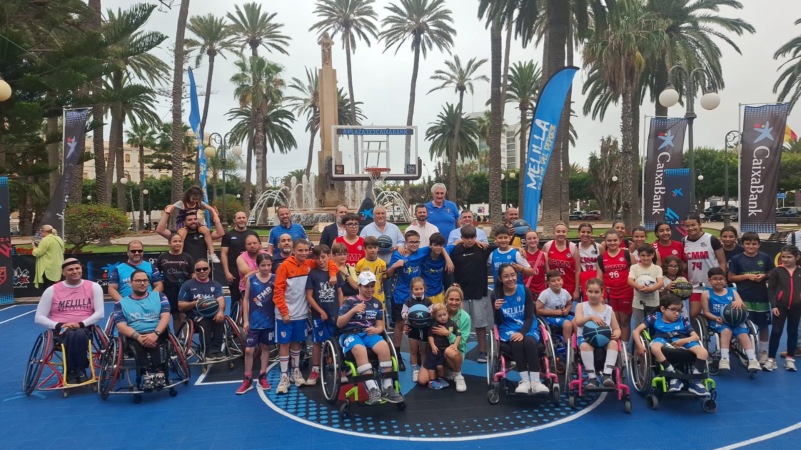 Melilla disfruta de un exitoso Plaza 3x3 CaixaBank 