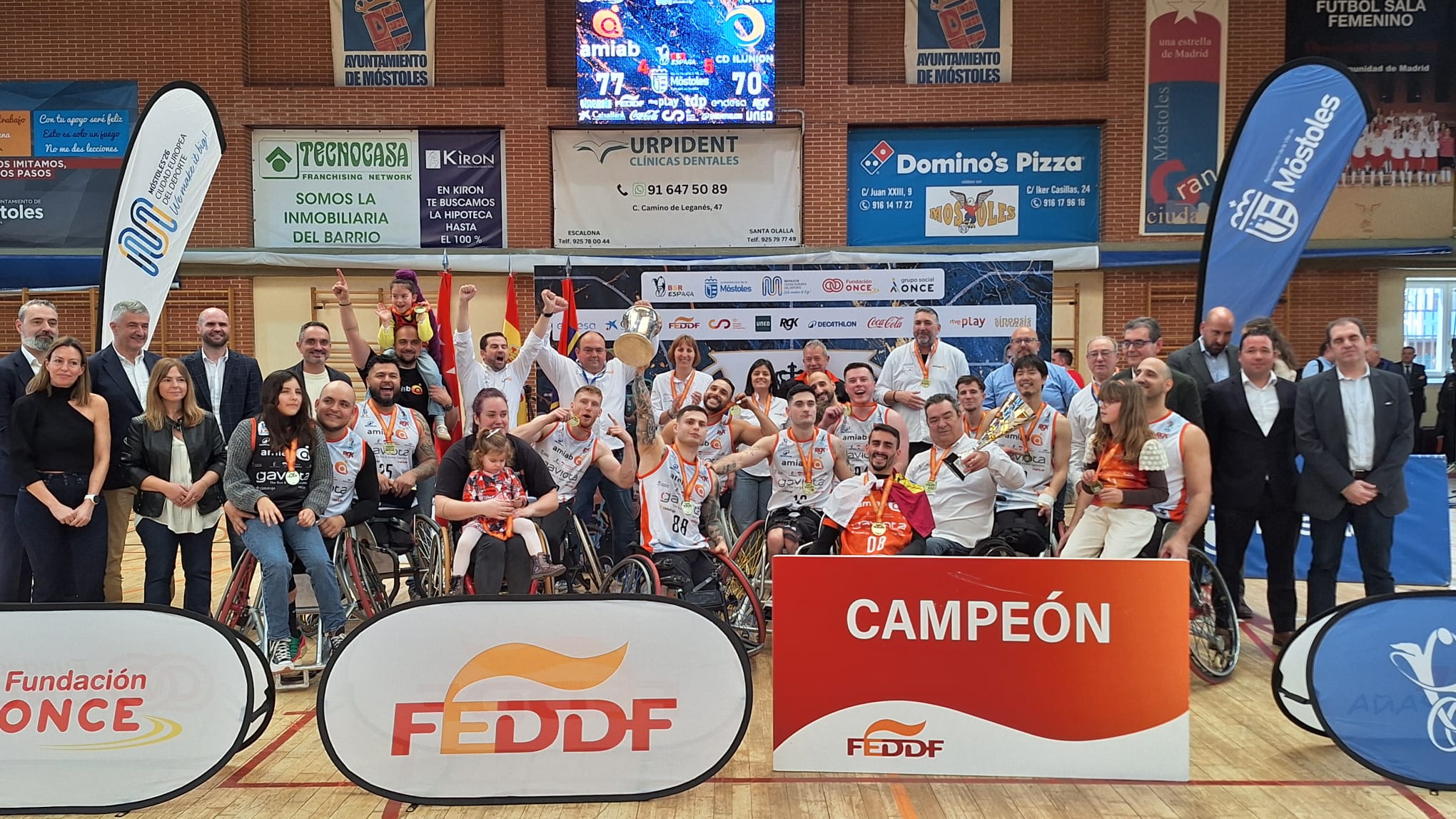 Amiab Albacete, campeón de la Copa del Rey en Móstoles tras ganar a Ilunion