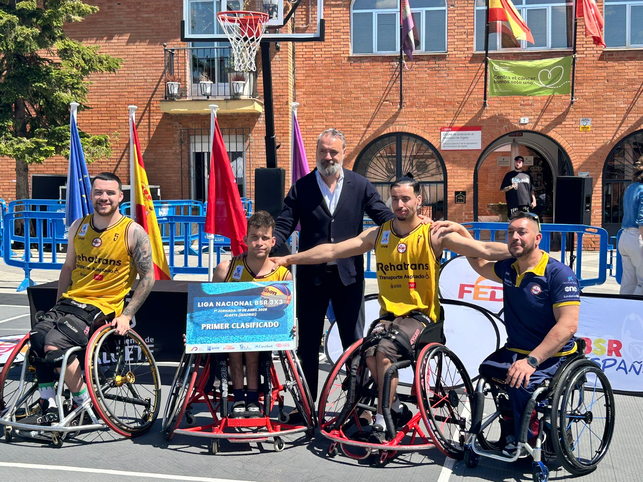 Rehatrans Getafe domina la primera jornada de la Liga BSR 3x3 en Algete