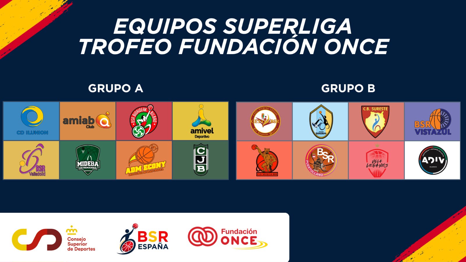 La renovada SuperLiga Fundación ONCE alza el telón con 16 equipos 