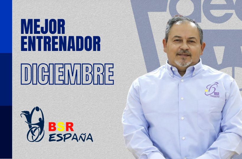 José Antonio de Castro, mejor entrenador del mes de diciembre-Trofeo AEEB de la Superliga Fundación ONCE de BSR