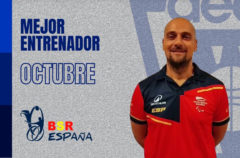 Abraham Carrión, mejor entrenador del mes de octubre-Trofeo AEBB