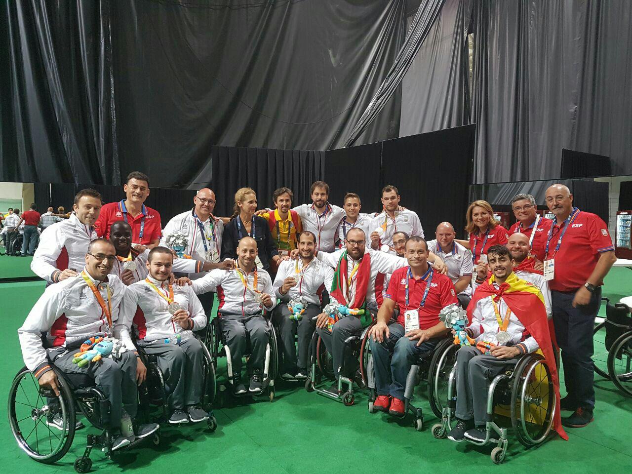 PLATA HISTÓRICA DE ESPAÑA EN BALONCESTO EN SILLA DE RUEDAS EN RÍO 2016