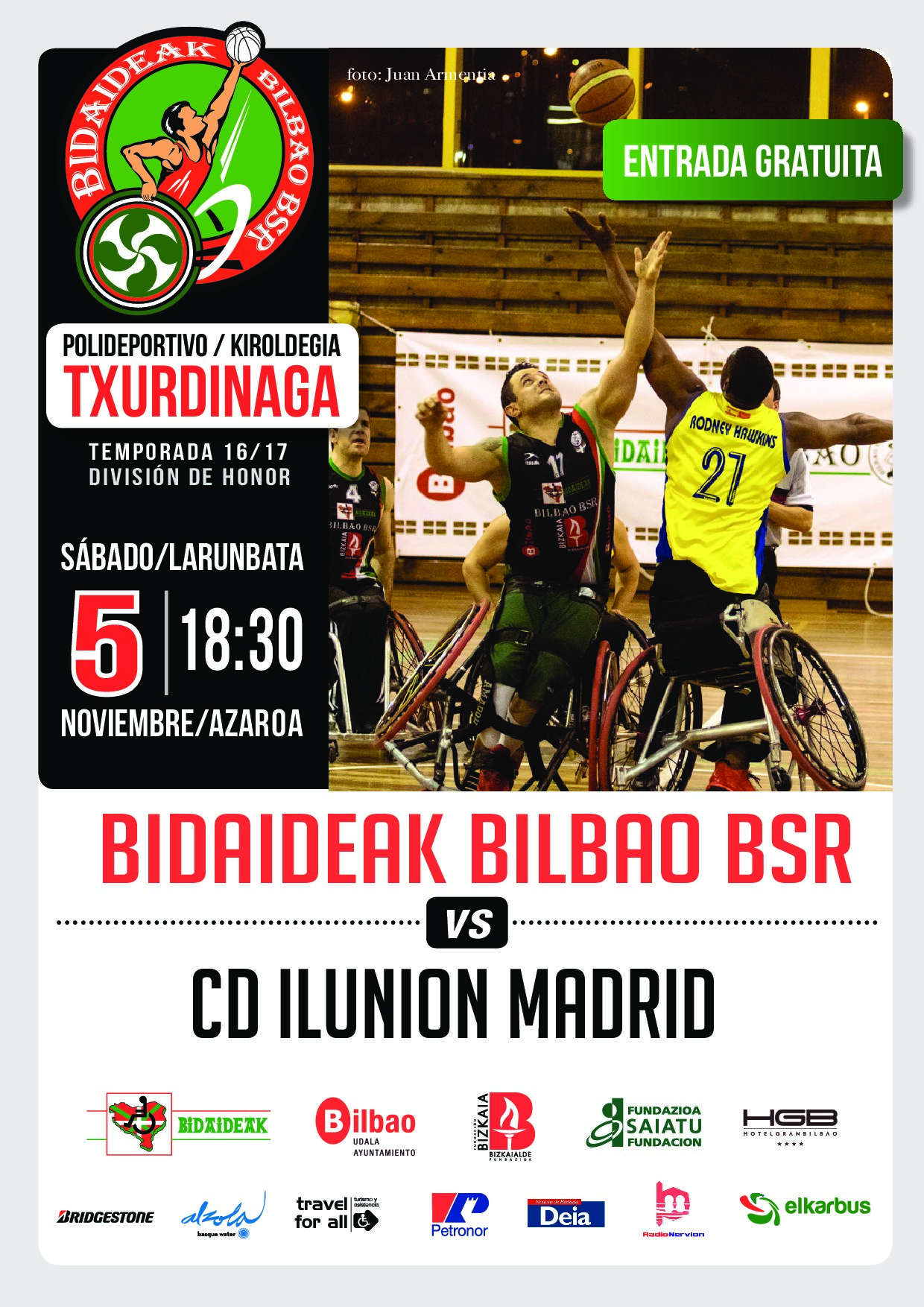 Previa Bidaideak Bilbao vs C.D. ILUNION