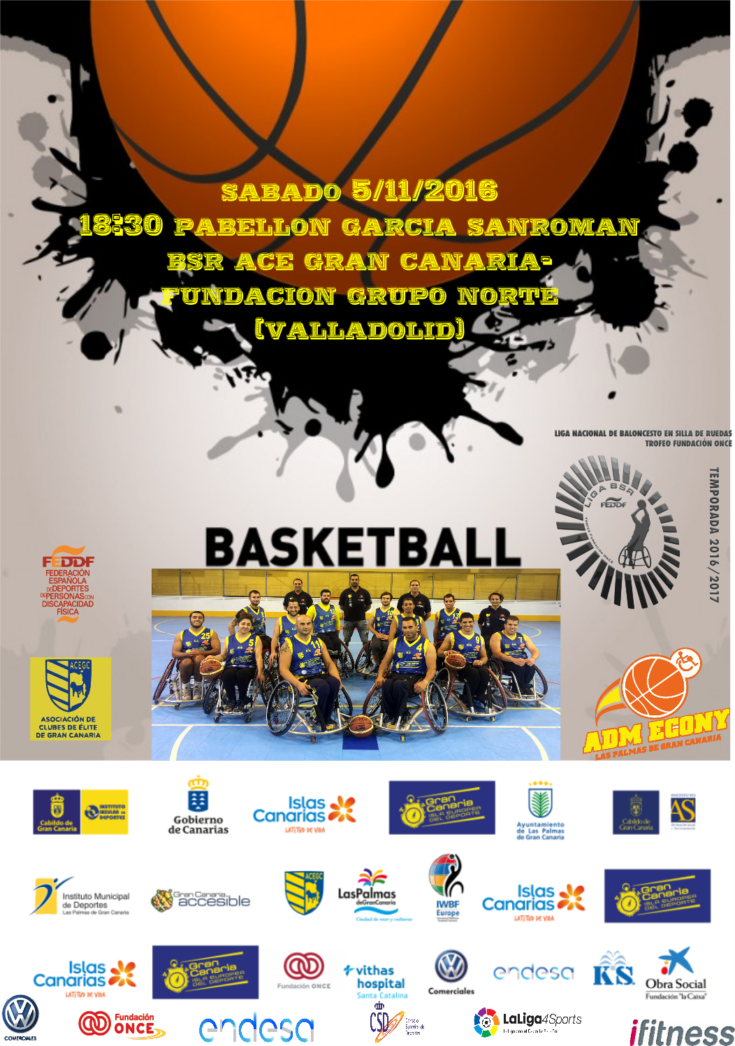 Previa BSR ACE Gran canaria vs Fundación Grupo Norte Valladolid 