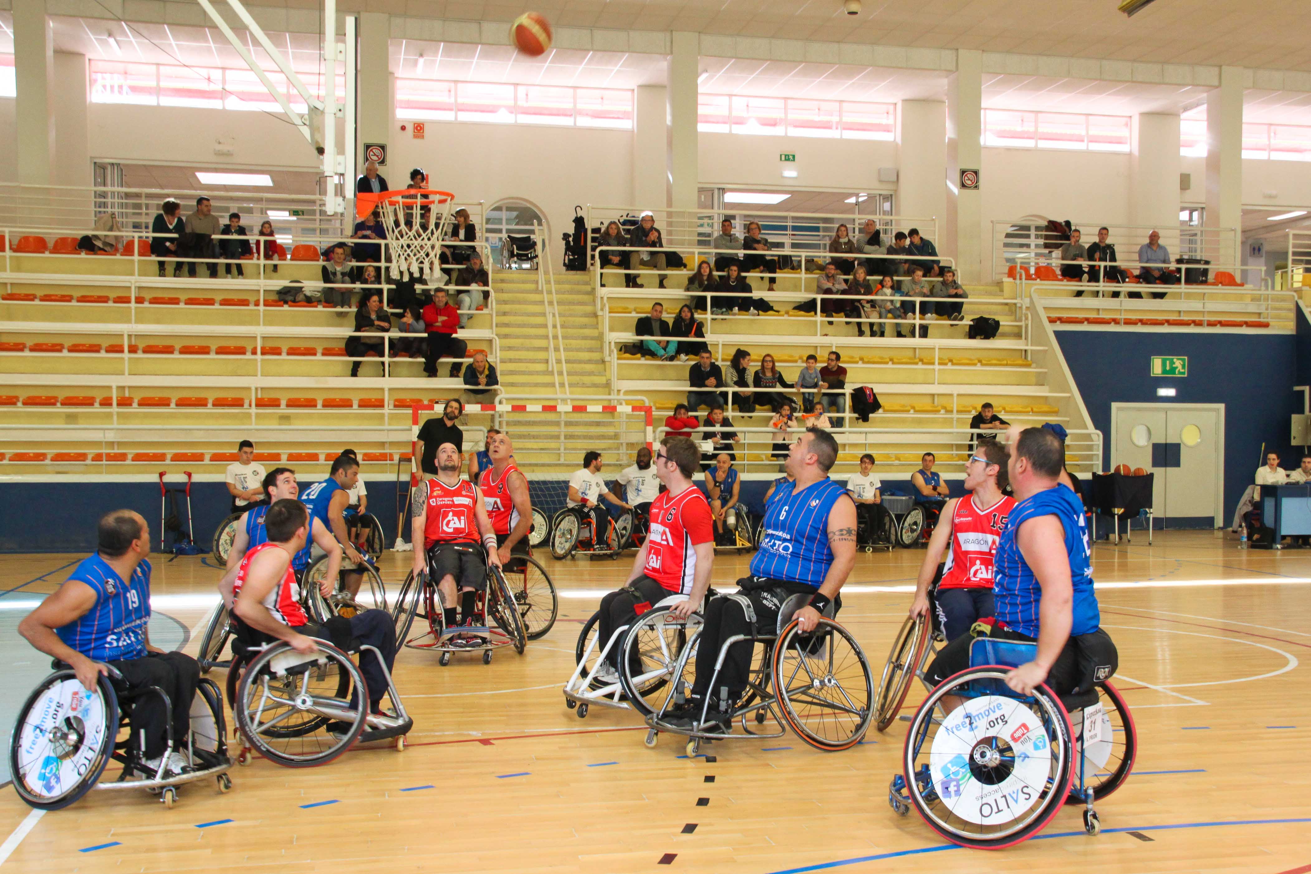 Buen partido del Salto Bera Bera 58 ante el CAI Deporte Adaptado 41