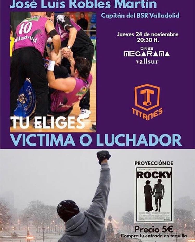 José Luis Robles y Rocky Balboa, la voluntad en la ficción hecha realidad