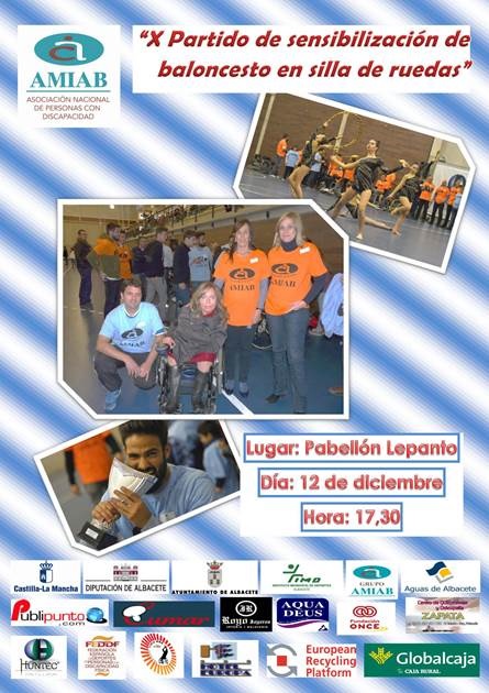 El partido de la sensibilización que organiza el BSR Amiab Albacete llega este lunes día 12 a su décima edición
