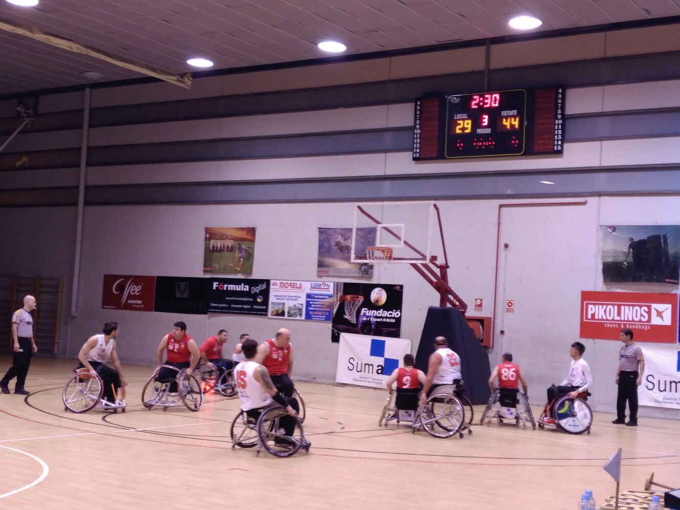 Sufrida victoria del BSR ADEMI Tenerife en Elche