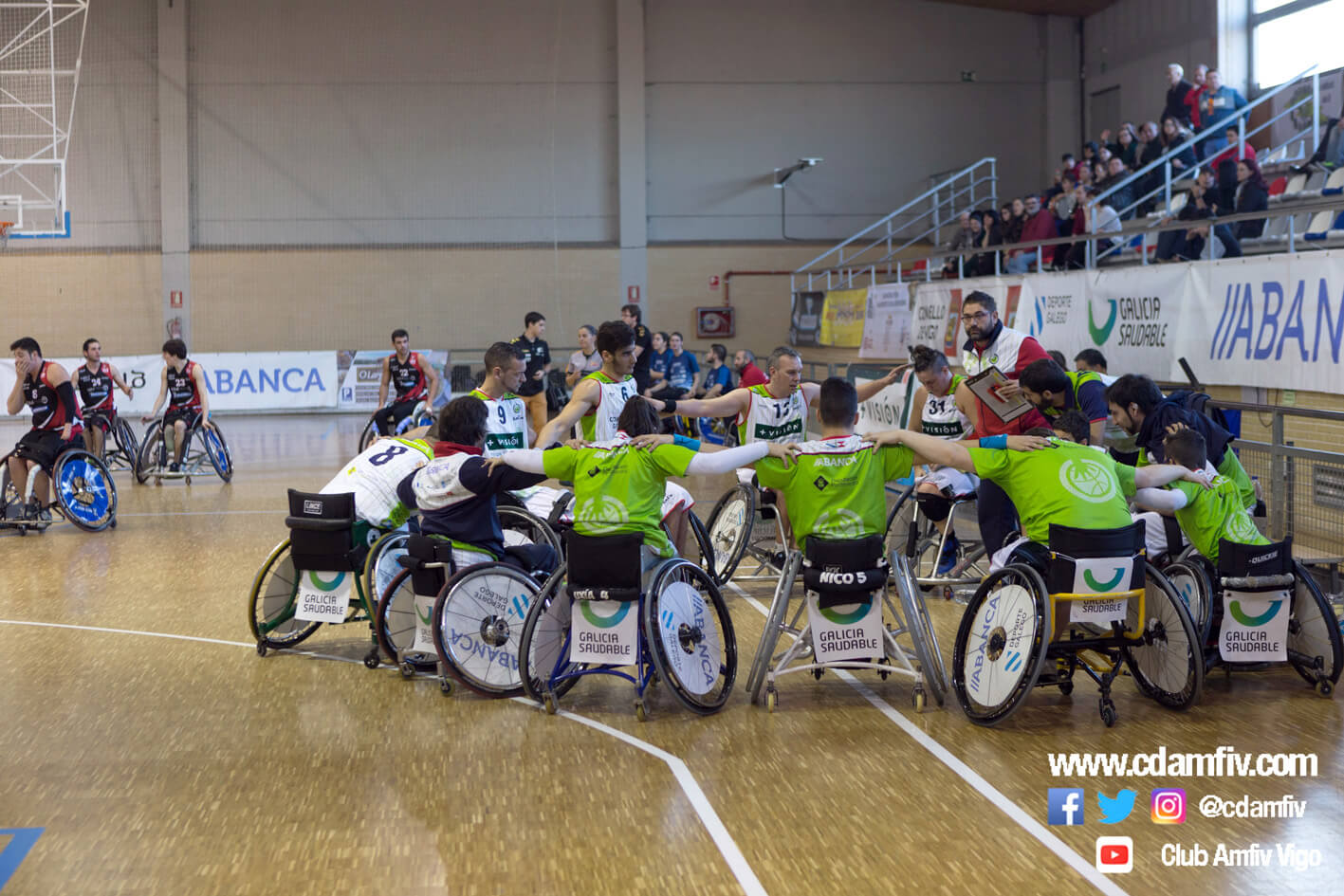 El CAI visita a un Amfiv B de Vigo en alza