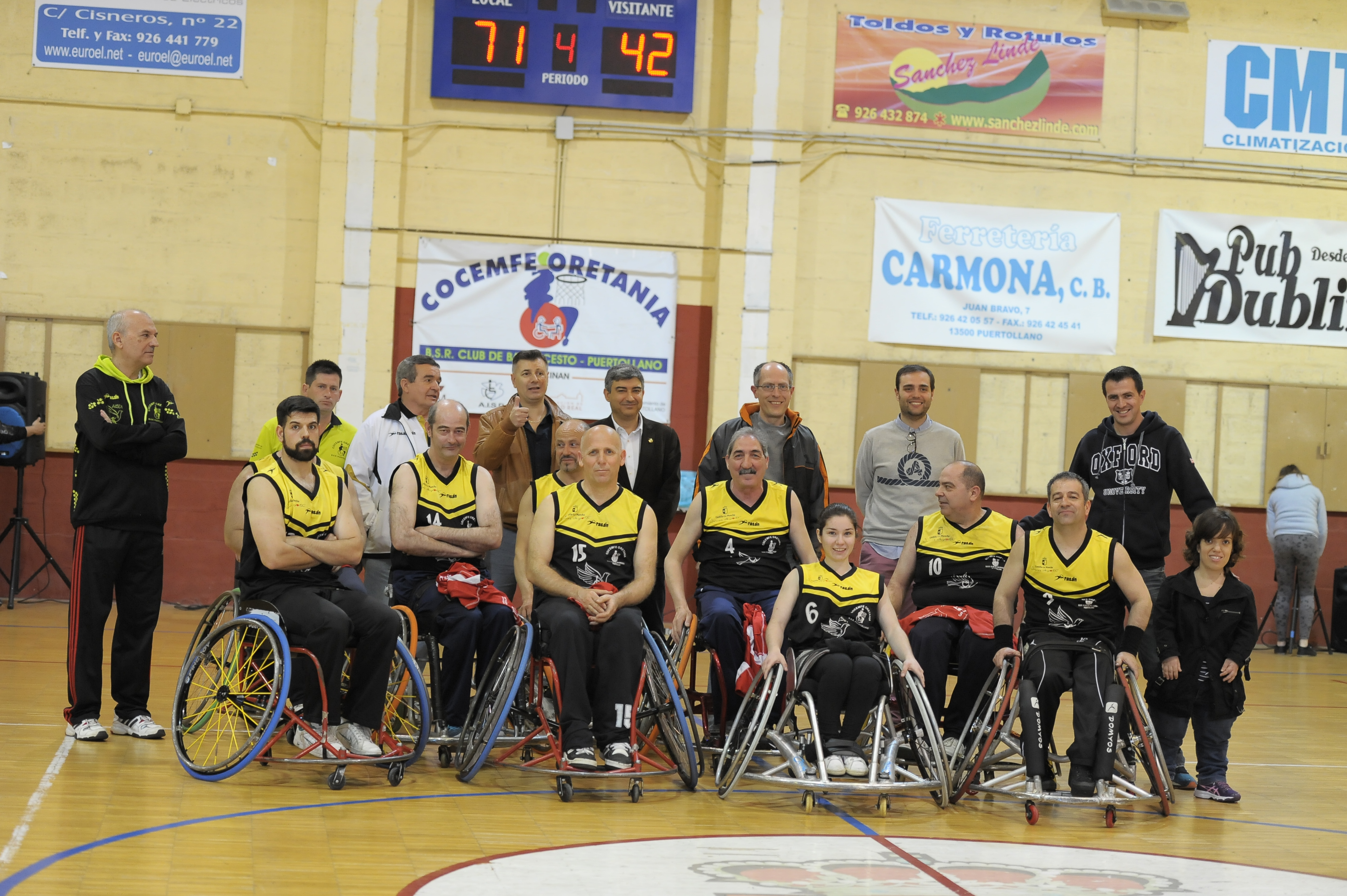 BSR COCEMFE Purtollano 71 vs Cludemi Almería 42