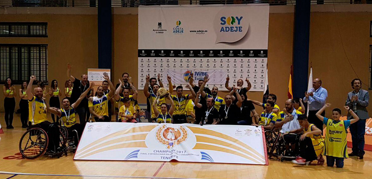 El ILUNION alza su tercera Champions Cup europea de baloncesto en silla de ruedas