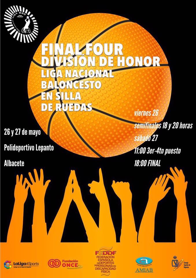 La Final Four de Albacete coronará al mejor equipo de baloncesto en silla de ruedas de España