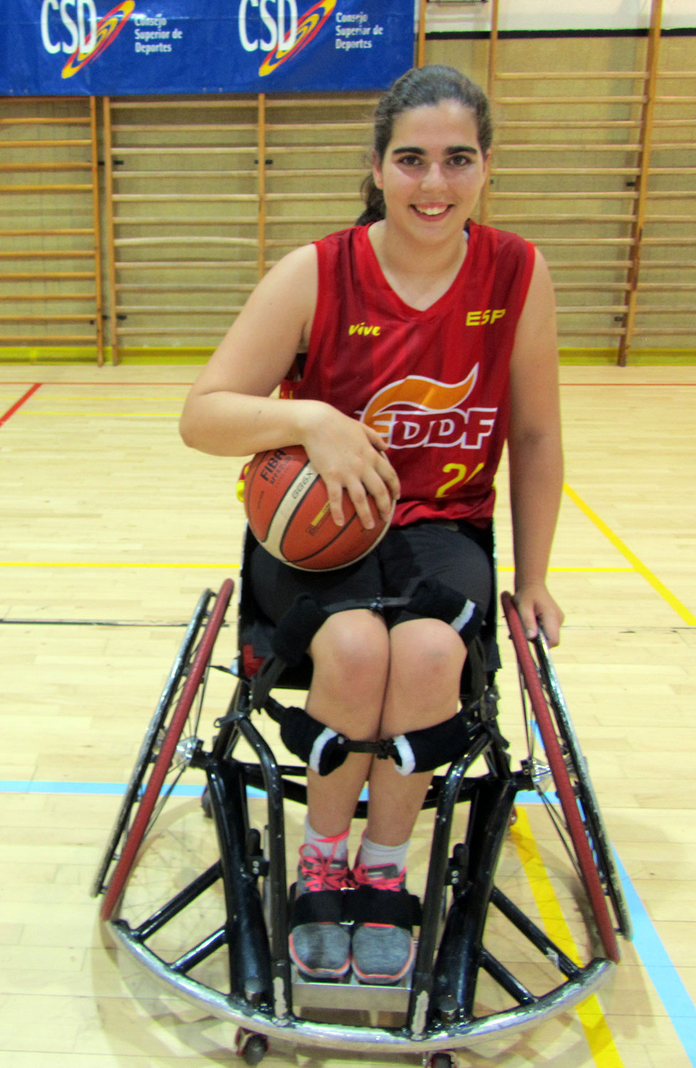 Beatriz Zudaire es la benjamina del Europeo de Baloncesto en Silla de Ruedas de Adeje