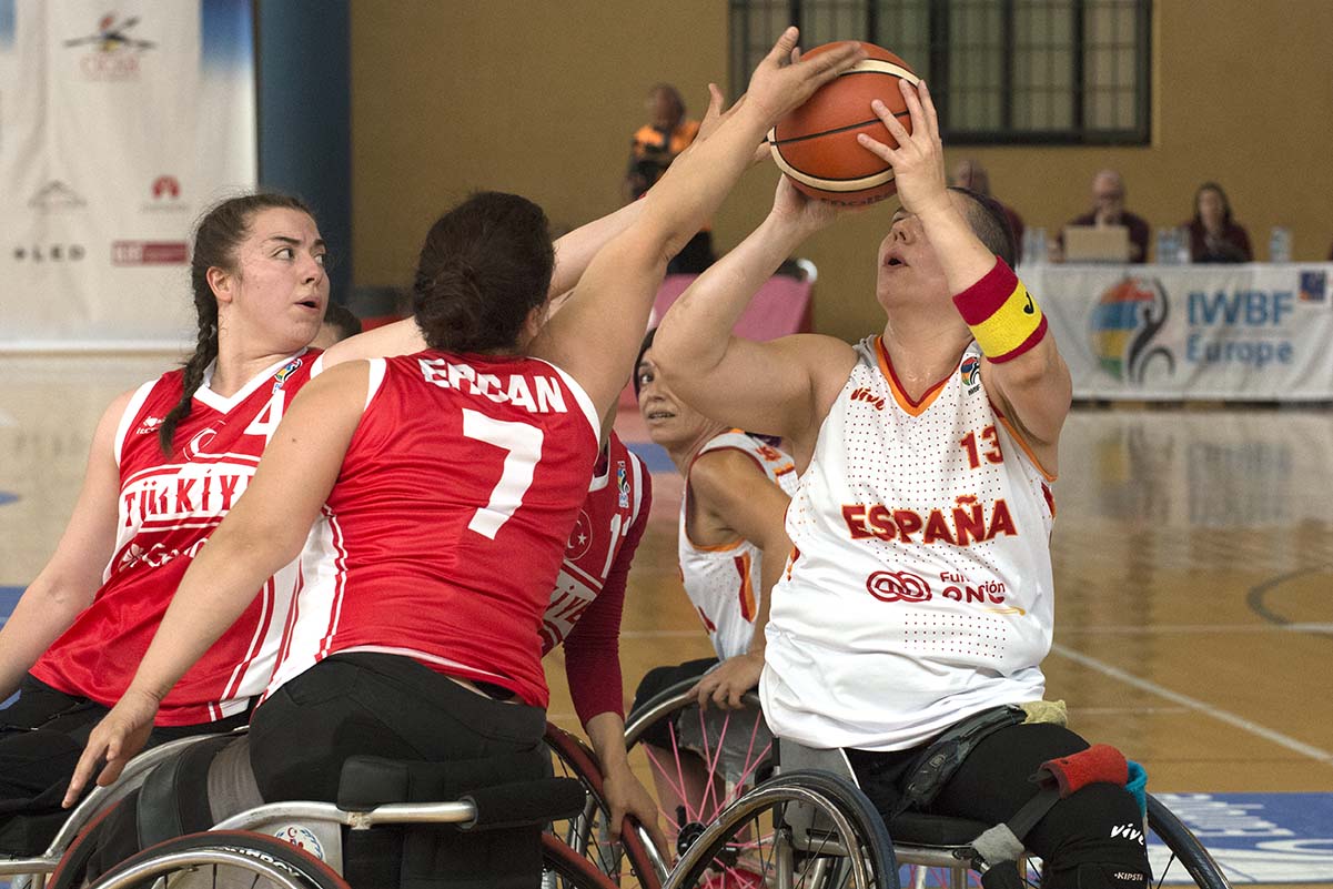 España, primer líder femenino del Europeo de Baloncesto en Silla de Ruedas