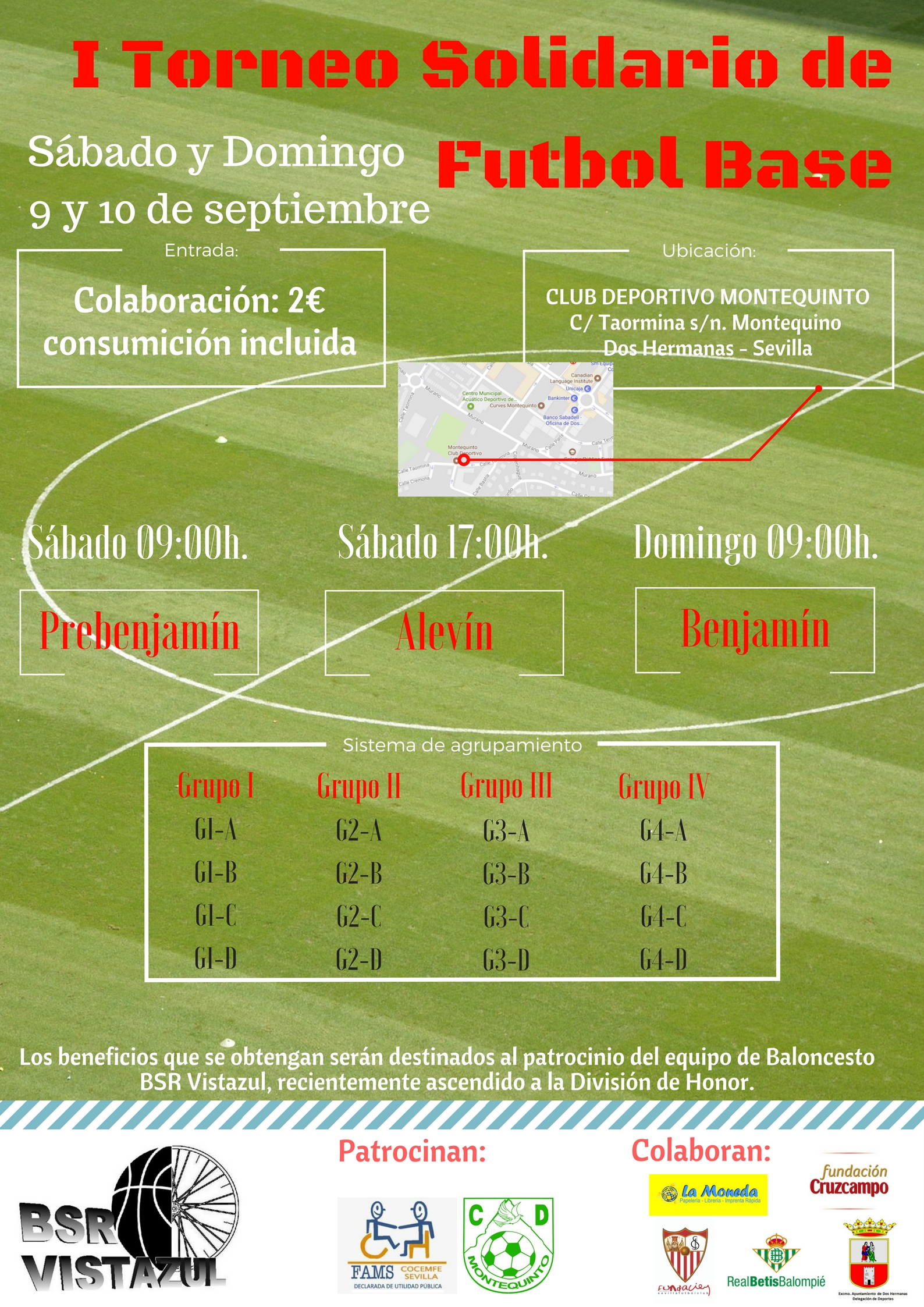 I Torneo solidario de fútbol base a favor del BSR Vistazul