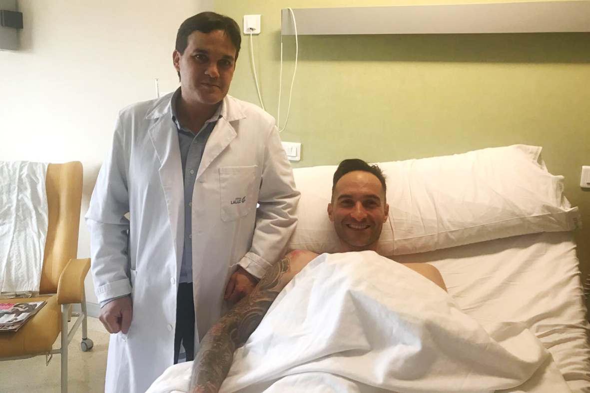 La operación de Vilas, un éxito pero se perderá casi seguro toda la temporada
