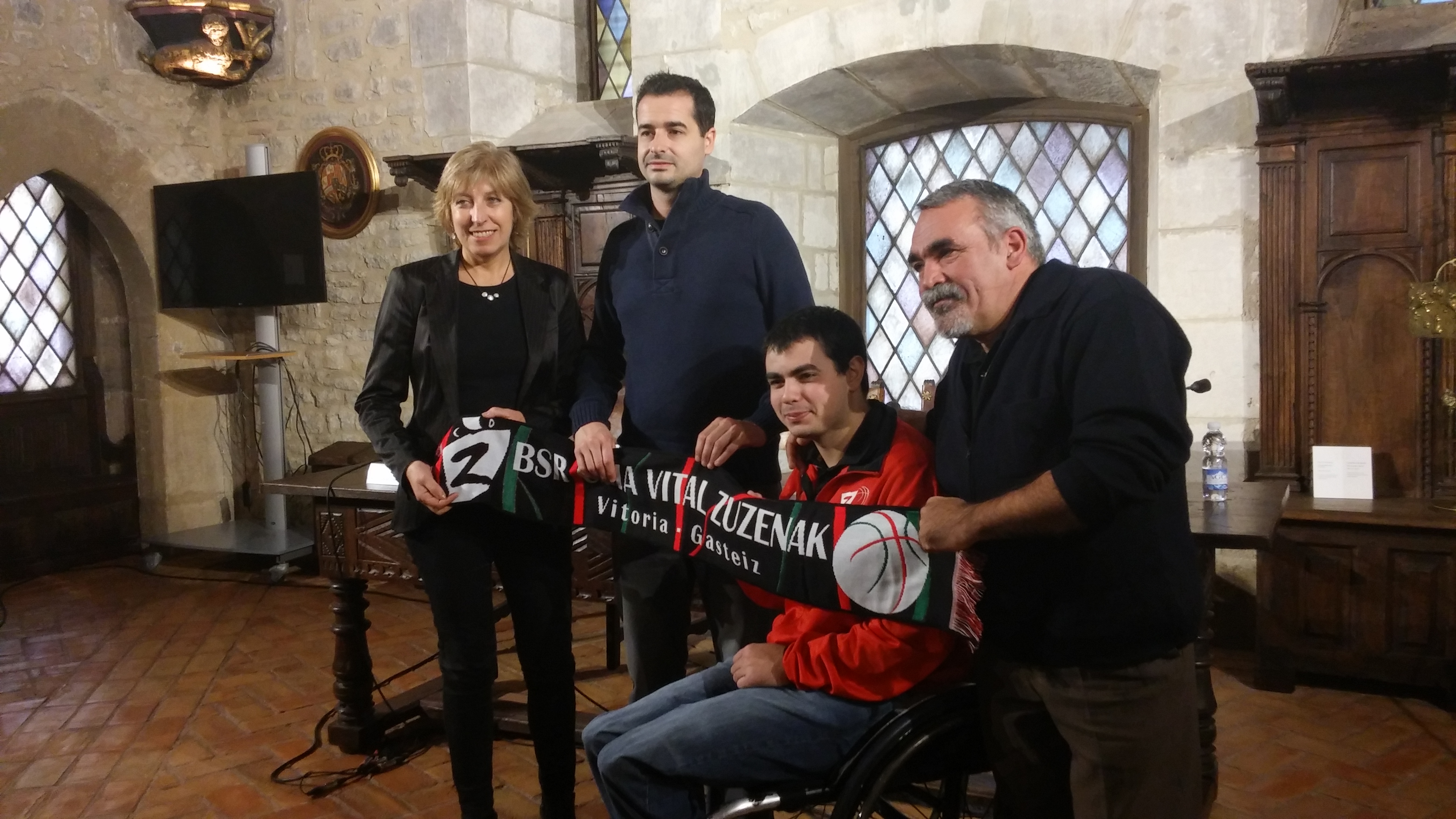 Presentación de esta temporada del Fundación Vital Zuzenak BSR