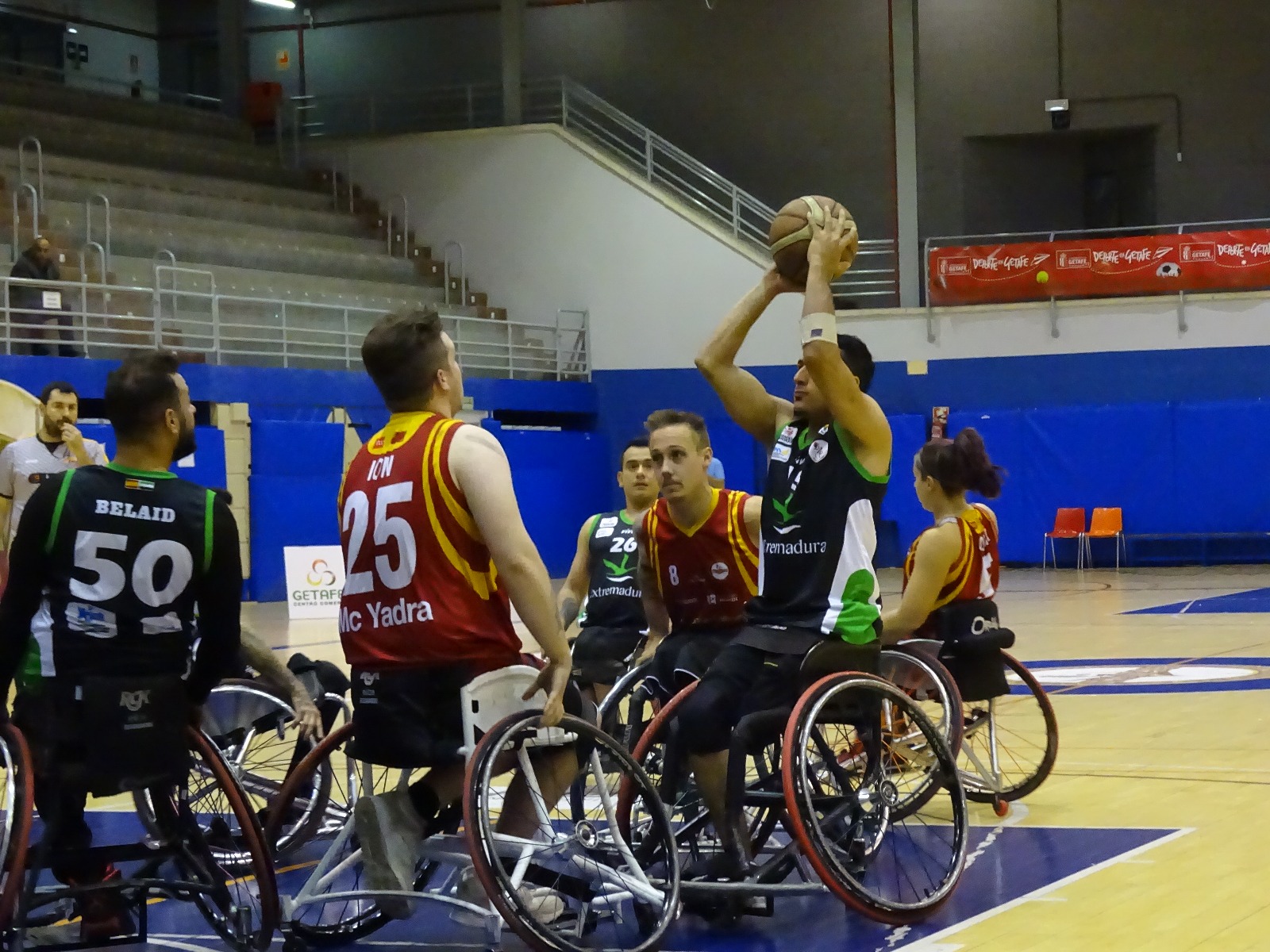 El Mideba suma la segunda victoria ante Getafe (48-56)