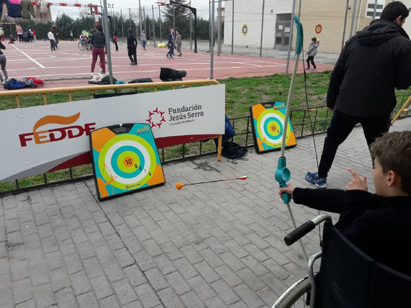 El CEIP José Hierro fué escenario del primer programa inclusivo de este año, DEPORTE PARA TODOS, de la Fundación Jesús Serra