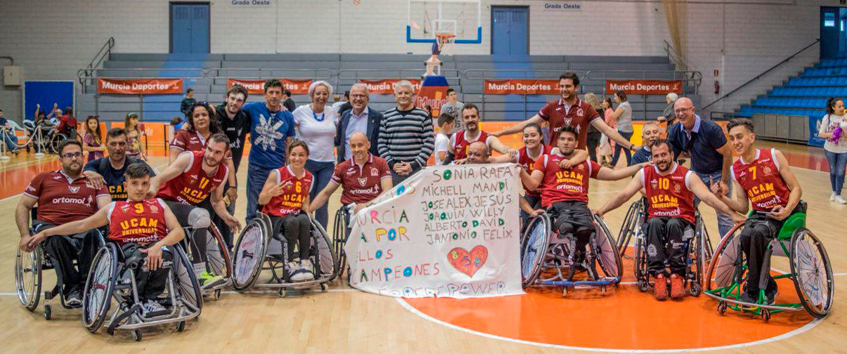 El UCAM Murcia BSR sube a la Primera División de la Liga de Baloncesto en Silla de Ruedas