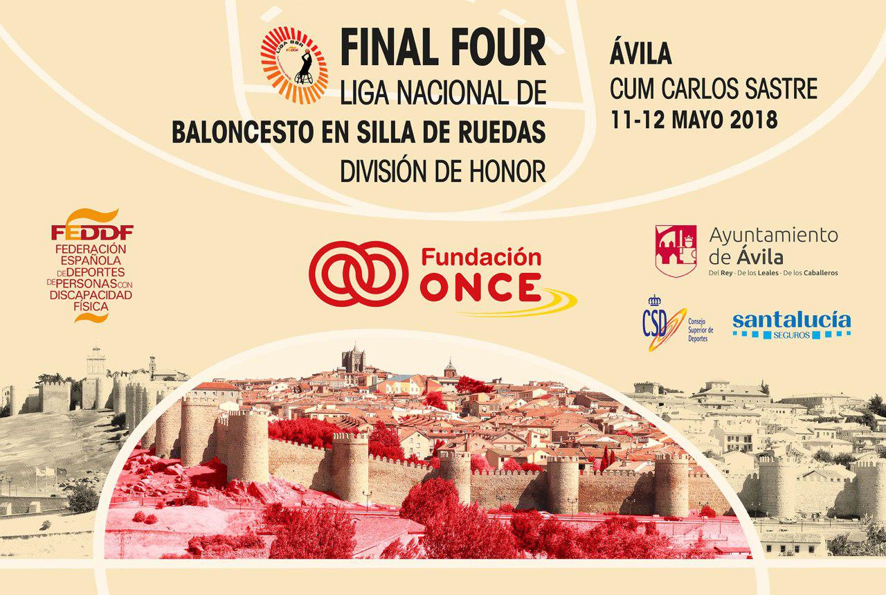 La Final Four de Ávila proclamará al mejor equipo de baloncesto en silla de ruedas de España