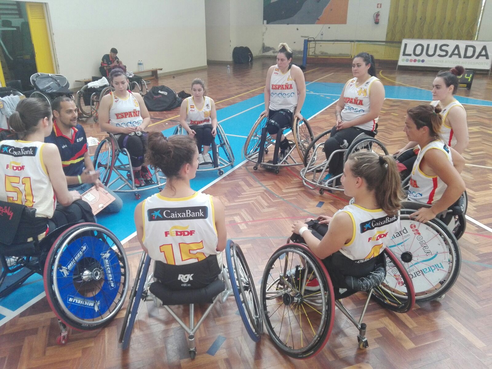 Un combinado nacional femenino jugará en julio el torneo de Barcelona de baloncesto en silla de ruedas