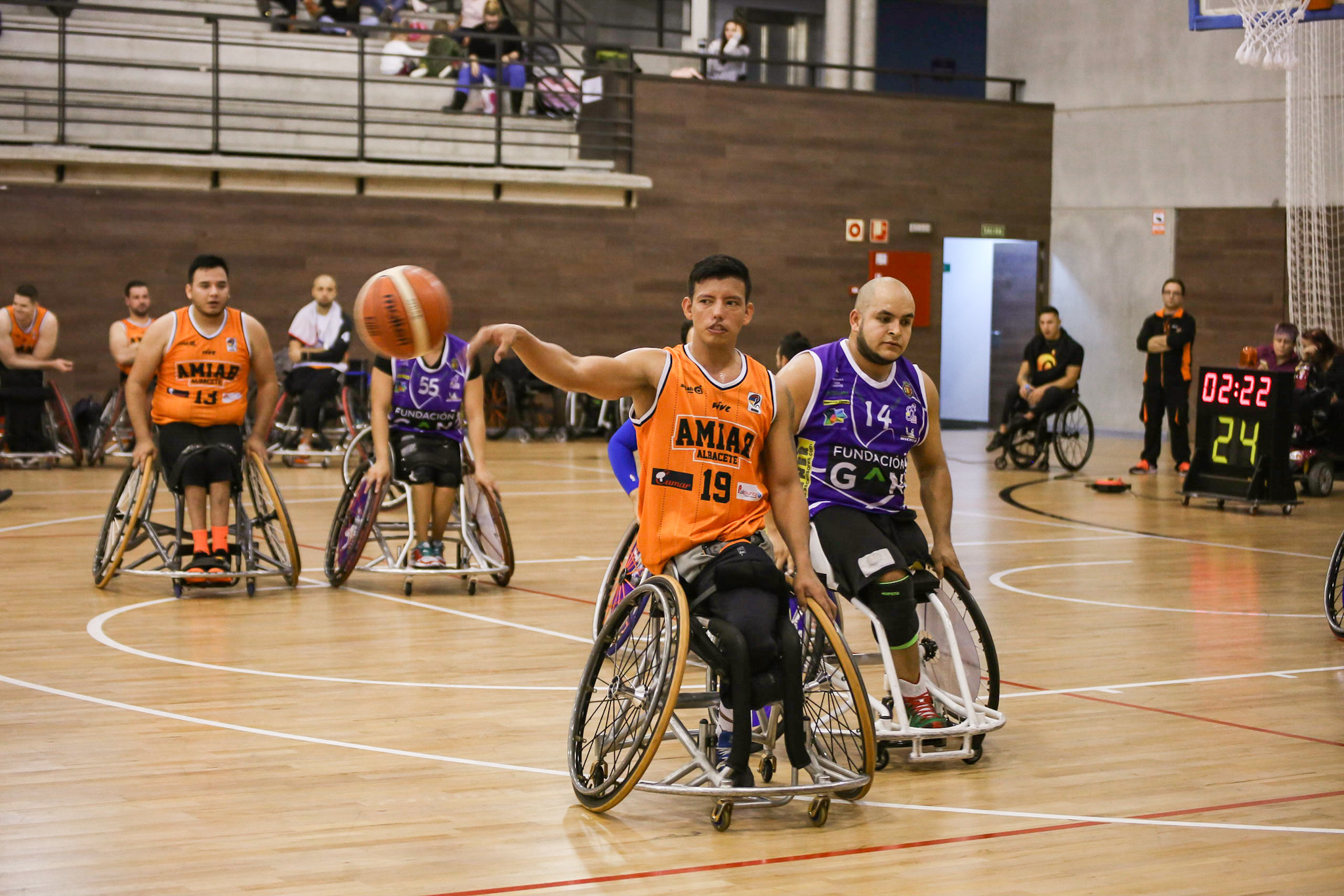 Liga BSR - DIV. HONOR (crónica Amiab): Impresionante triunfo del BSR Amiab Albacete en la cancha del Casa Murcia Getafe BSR (39-85)